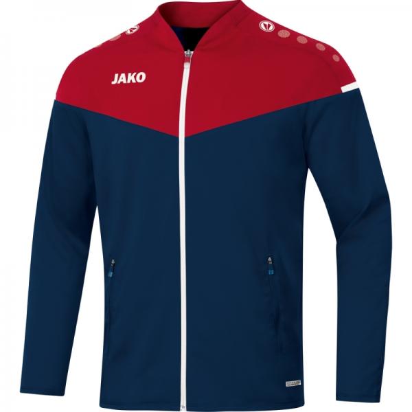 Jako Damen-Präsentationsjacke Champ 2.0 marine/chili rot | 34