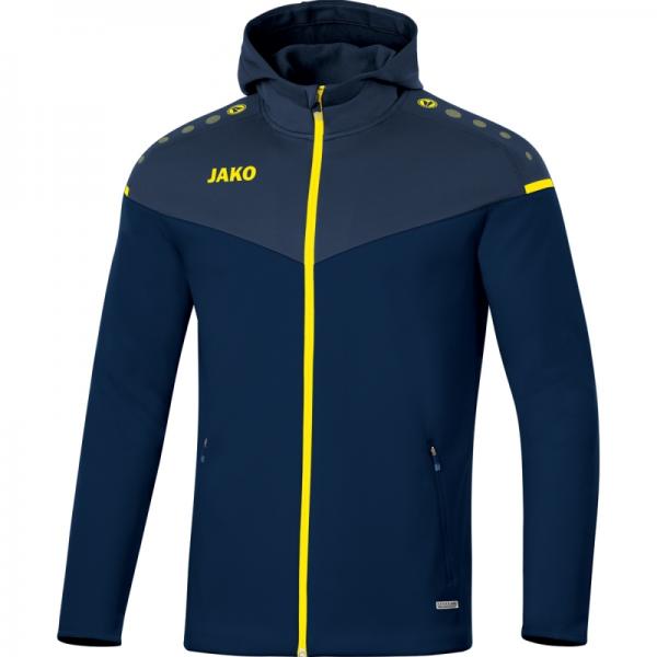 Jako Kapuzenjacke Champ 2.0 marine/darkblue/neongelb | S