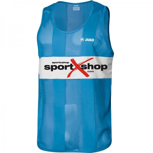 Jako Markierungsleibchen (10 Stück) mit sportXshop-Logo hellblau | Junior