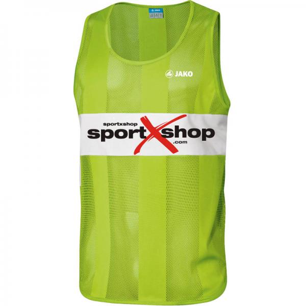 Jako Markierungsleibchen (10 Stück) mit sportXshop-Logo neongrün | Bambini