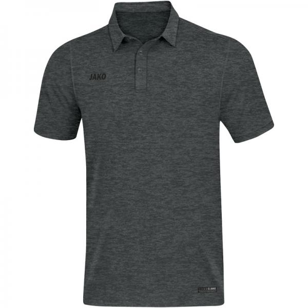 Jako Poloshirt PREMIUM BASICS anthrazit meliert | S