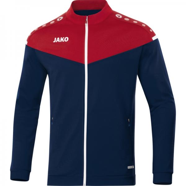 Jako Polyesterjacke Champ 2.0 marine/chili rot | 116