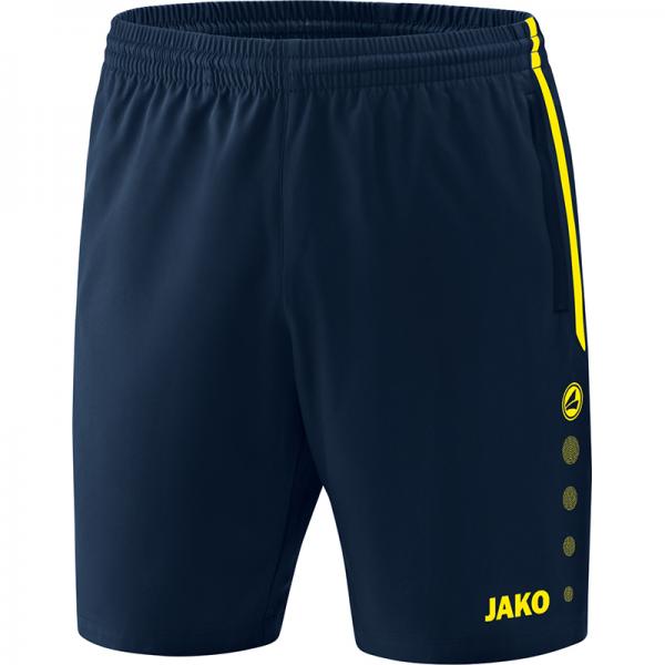 Jako Short COMPETITION 2.0 marine/neongelb | 128