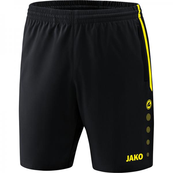 Jako Short COMPETITION 2.0 schwarz/neongelb | 128