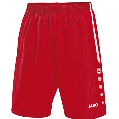 Jako Sporthosen TURIN rot/weiß | 116