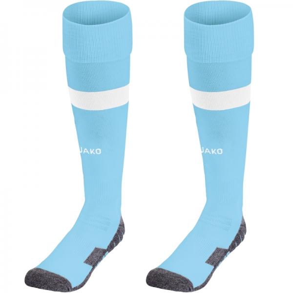 Jako Stutzenstrumpf BOCA lightblue/weiß | 35-38