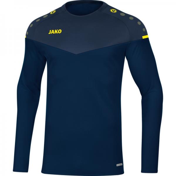 Jako Sweatshirt Champ 2.0 marine/darkblue/neongelb | 116