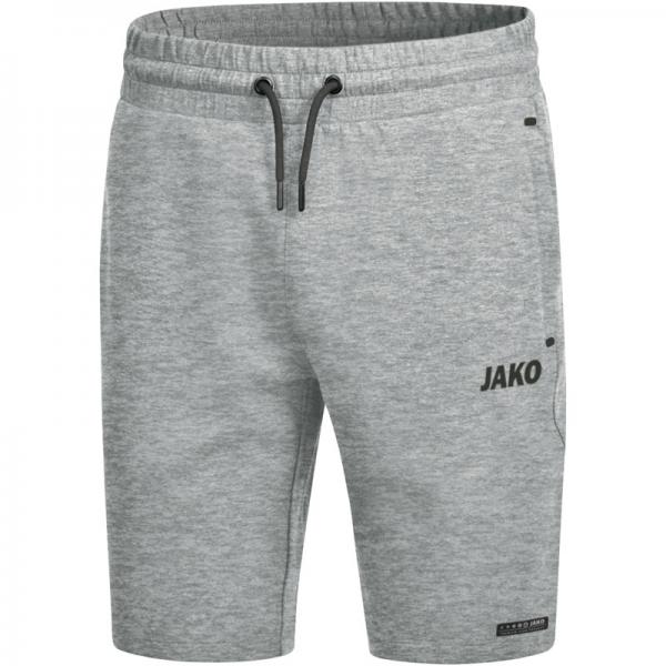 Jako Sweatshort PREMIUM BASICS hellgrau meliert | S