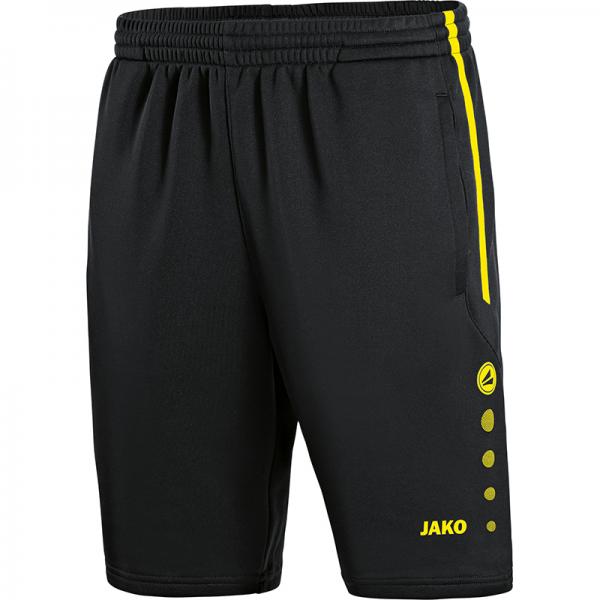 Jako Trainingsshort ACTIVE schwarz/neongelb | 128