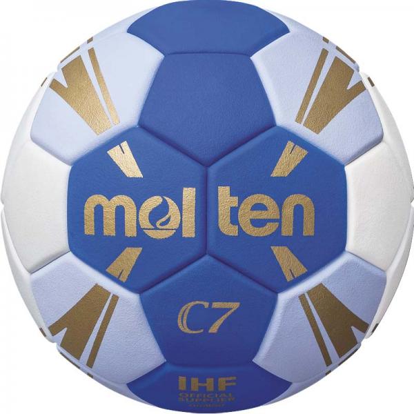 molten Handball H1C3500 Blau / Weiß / Gold | 0
