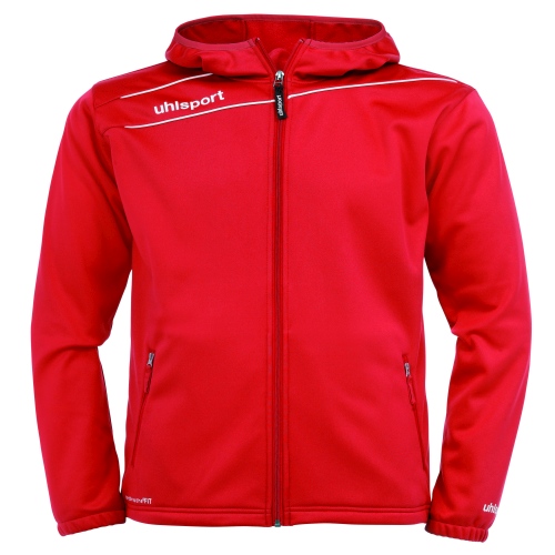 uhlsport Kapuzenjacke STREAM 3.0 rot/weiß | XL