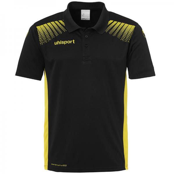 uhlsport Poloshirt GOAL schwarz/limonengelb | 140