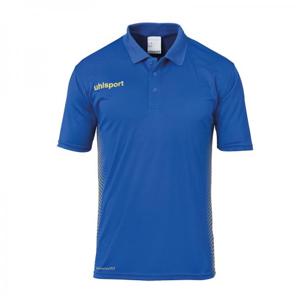 uhlsport Poloshirt SCORE azurblau/limonengelb | 140