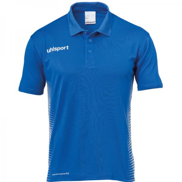 uhlsport Poloshirt SCORE azurblau/weiß | 140