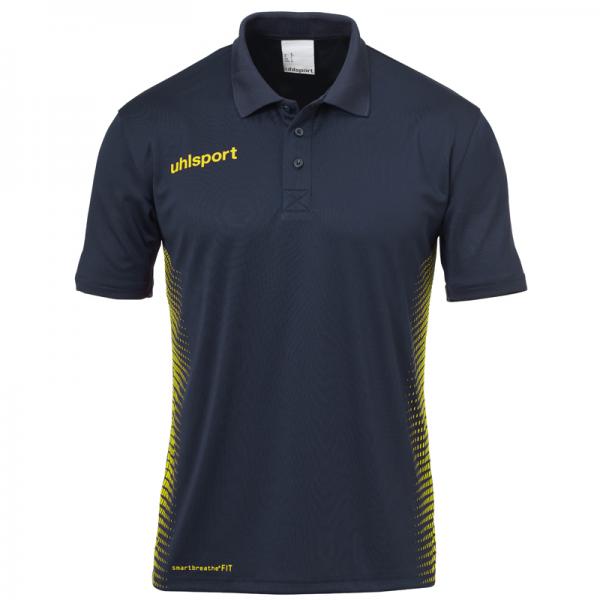 uhlsport Poloshirt SCORE marine/fluo gelb | 140