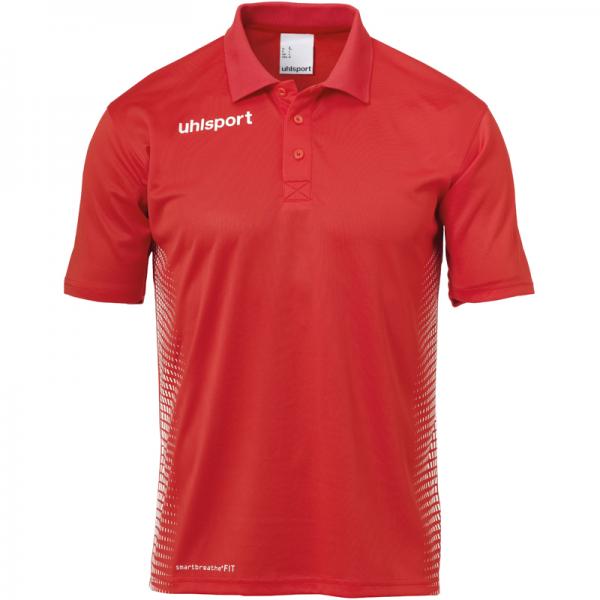 uhlsport Poloshirt SCORE rot/weiß | 140