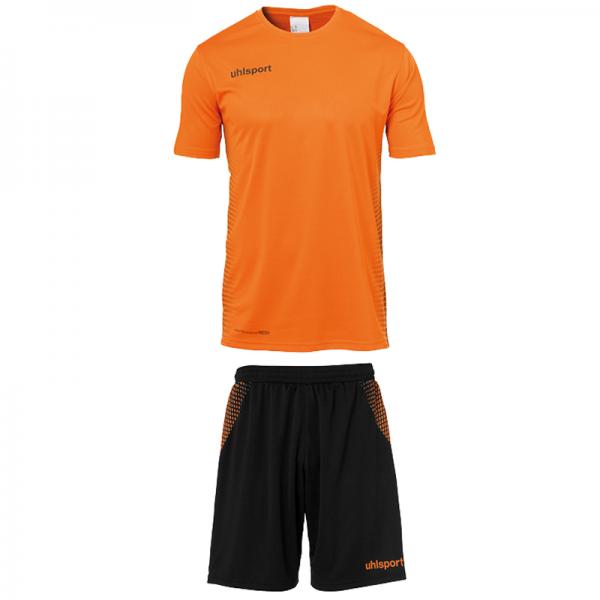 uhlsport Trikotset SCORE - kurzarm fluo orange/schwarz | 116