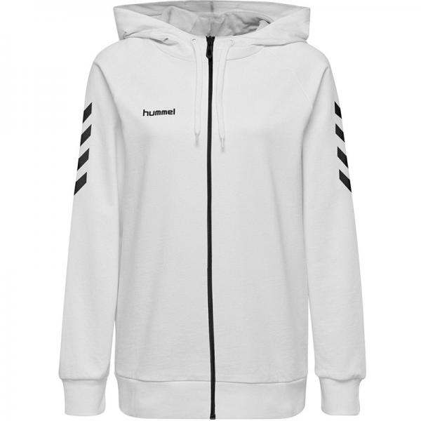 hummel Damen-Kapuzenjacke GO COTTON white | XL