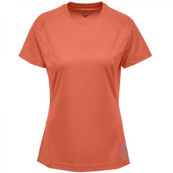 hummel Damen-Laufshirt (kurz) RUNNER nasturtium | XL