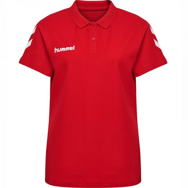 hummel Damen-Poloshirt GO COTTON true red | XS