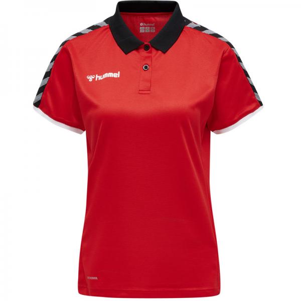 hummel Damen-Poloshirt HML AUTHENTIC true red | XS | Kurzarm