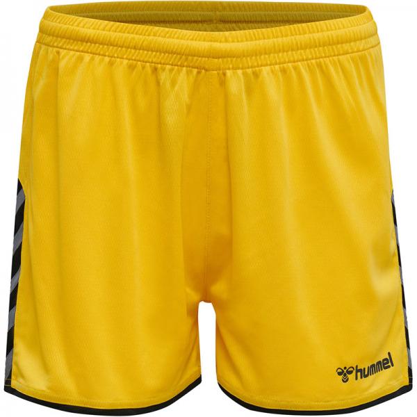 hummel Damen-Short HML AUTHENTIC sports yellow/black | XS