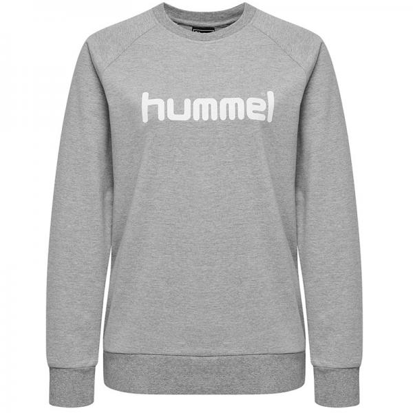 hummel Damen-Sweatshirt GO COTTON grey melange | XS