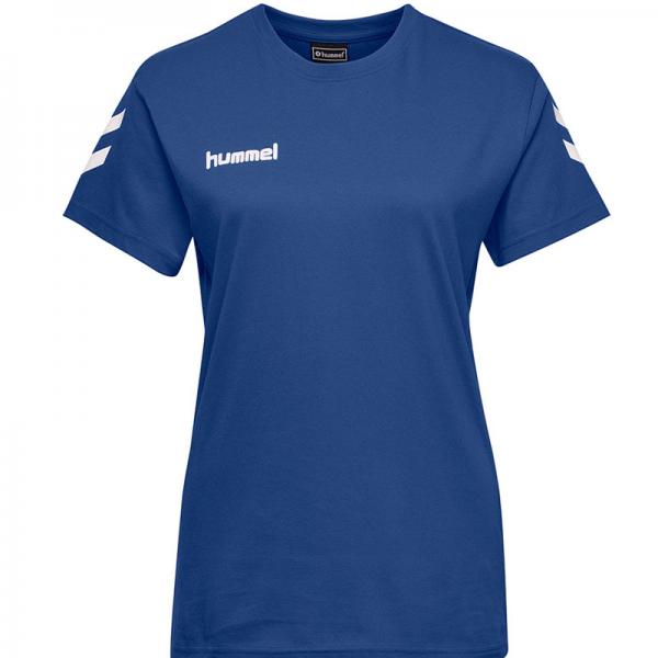 hummel Damen-T-Shirt GO COTTON true blue | XS