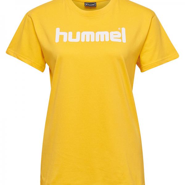 hummel Damen-T-Shirt GO COTTON sports yellow | XS