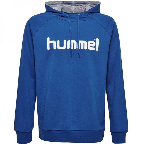 hummel Hoodie GO COTTON LOGO true blue | S