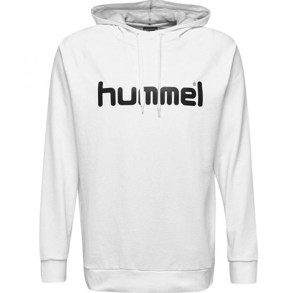 hummel Hoodie GO COTTON LOGO white | S