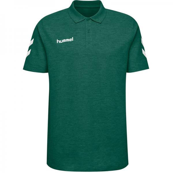 hummel Poloshirt GO COTTON evergreen | S