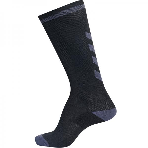 hummel Sportsocken ELITE INDOOR HIGH black/asphalt | 35-38