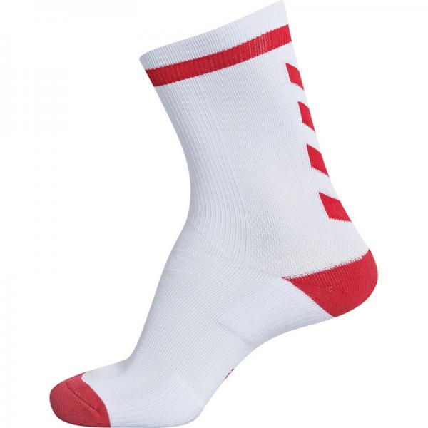 hummel Sportsocken ELITE INDOOR LOW white/true red | 31-34