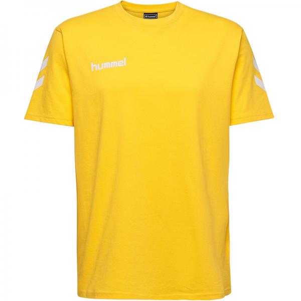 hummel T-Shirt GO COTTON sports yellow | S