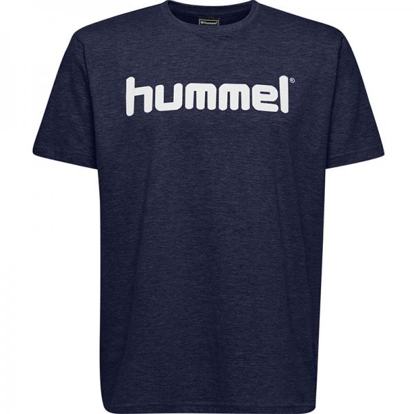 hummel T-Shirt GO COTTON LOGO marine | 152