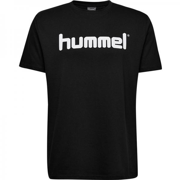 hummel T-Shirt GO COTTON LOGO black | 128