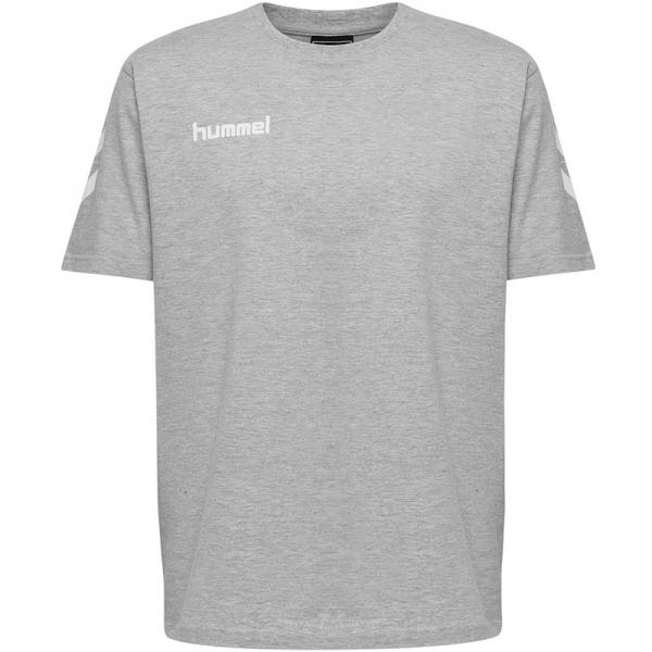 hummel T-Shirt GO COTTON grey melange | S