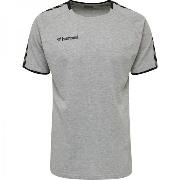 hummel T-Shirt HML AUTHENTIC grey melange | S | Kurzarm