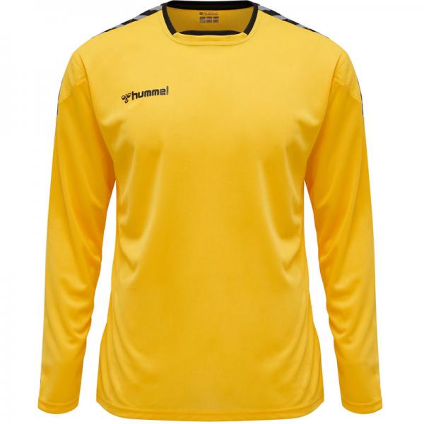 hummel Trikot HML AUTHENTIC -langarm sports yellow/black | 116 | Langarm