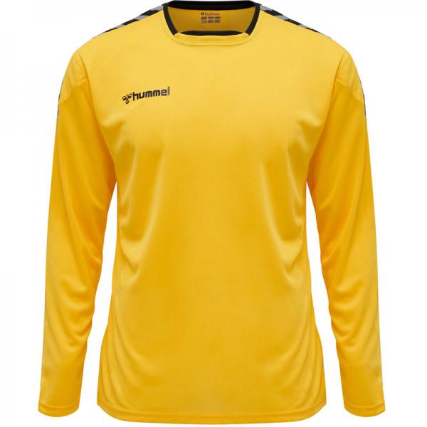 hummel Trikot HML AUTHENTIC -langarm sports yellow/black | 116 | Langarm