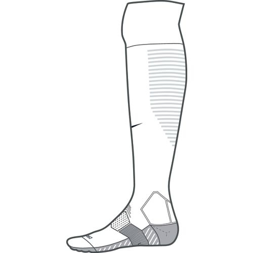 Nike Stutzenstrumpf TEAM MATCHFIT white/black | 47-50