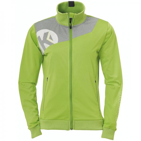 Kempa Damen-Polyesterjacke CORE 2.0 hope grün/dark grau melange | XS