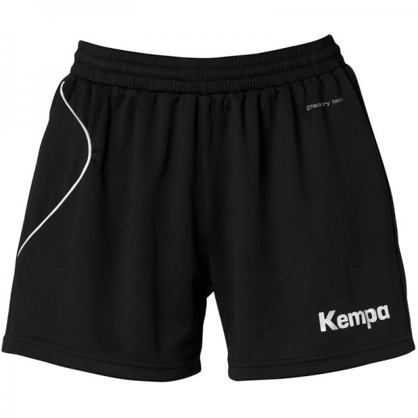 Kempa Damen-Short CURVE schwarz/weiß | S