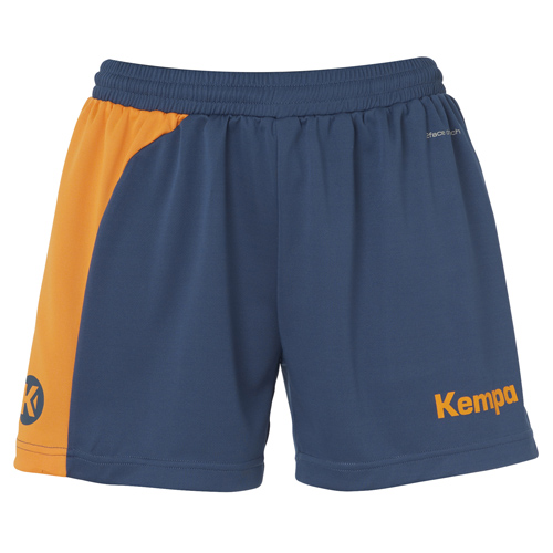 Kempa Damen-Short PEAK petrol/orange | XS
