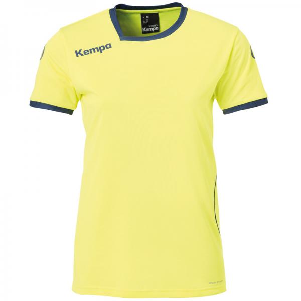 Kempa Damen-Trikot CURVE fluo gelb/deep blau | XS