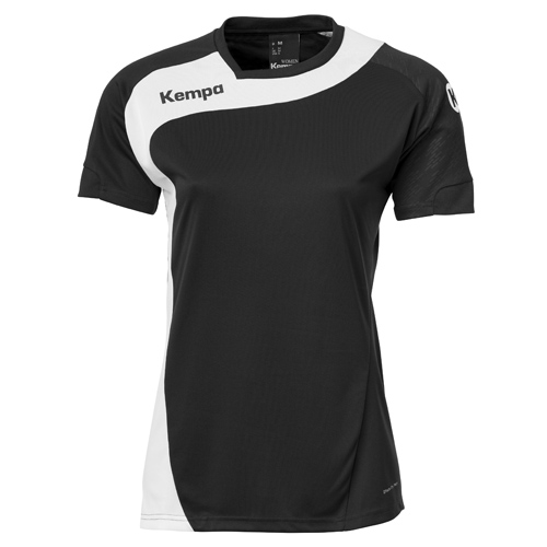 Kempa Damen-Trikot PEAK schwarz/weiß | XL | Kurzarm