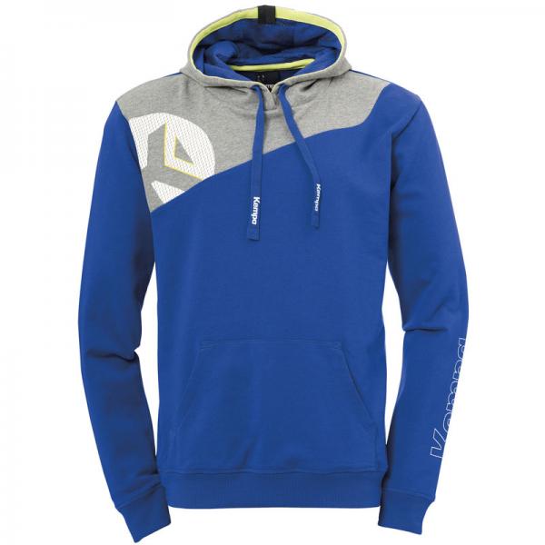 Kempa Hoodie CORE 2.0 royal/dark grau melange | 116