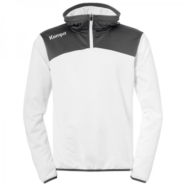 Kempa Hoodie EMOTION 2.0 weiß/anthrazit | 116