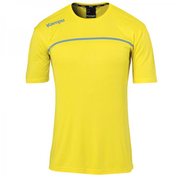 Kempa Trainingsshirt EMOTION 2.0 limonengelb/dove blau | 116